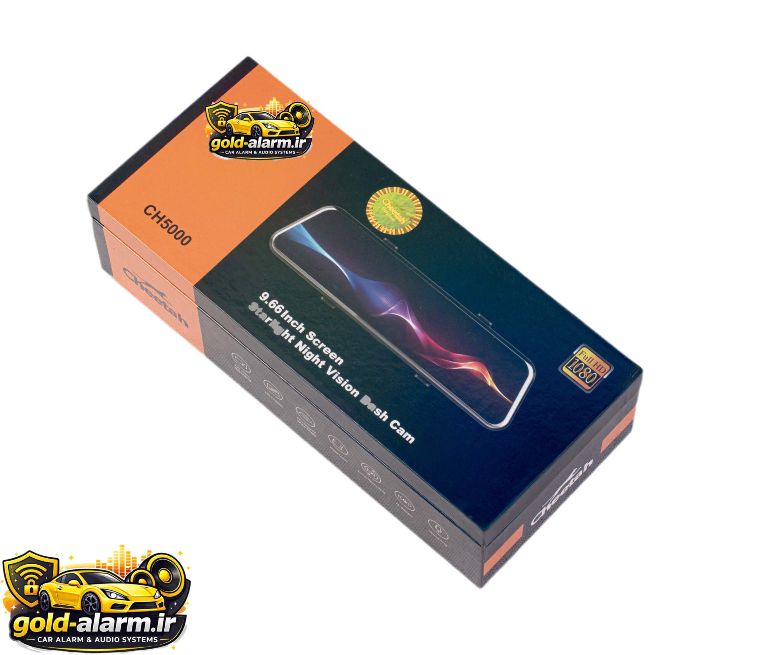 آیینه DVRچیتا مدل CH5000 دو دوربین جلو و عقب