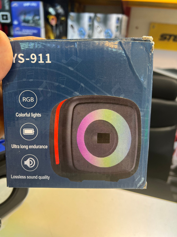 اسپیکر بلوتوثی قابل حمل YS-911 مدل BS-402 با نورپردازی RGB